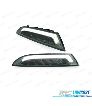 CONJUNTO DE MODULOS FRONTAIS VOLKSWAGEN VW SCIROCCO III 08-14 CARDNA COM INDICADORES LEDS DINAMICOS FUMADO