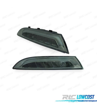 CONJUNTO DE MODULOS FRONTAIS VOLKSWAGEN VW SCIROCCO III 08-14 CARDNA COM INDICADORES LEDS DINAMICOS FUMADO