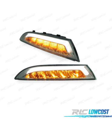 CONJUNTO DE MODULOS FRONTAIS VOLKSWAGEN VW SCIROCCO III 08-14 CARDNA COM INDICADORES LEDS DINAMICOS FUMADO