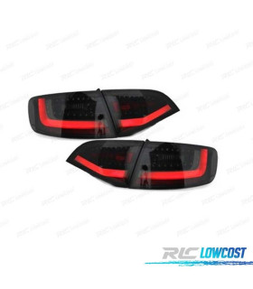 FAROLINS PARA AUDI A4 B8 AVANT LEDS DINAMICO PRETOS 08-11 CARDNA TUBELIGHT