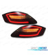 FAROLINS TRASEIROS PARA PORSCHE BOXSTER 987 05-08 LIGHT BAR DINAMIC FUNDO VERMELHO FUMADO