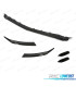 SPOILER LIP FRONTAL + SPLITTERS MERCEDES CLASE A W177 18- LOOK AMG PRETO BRILHANTE