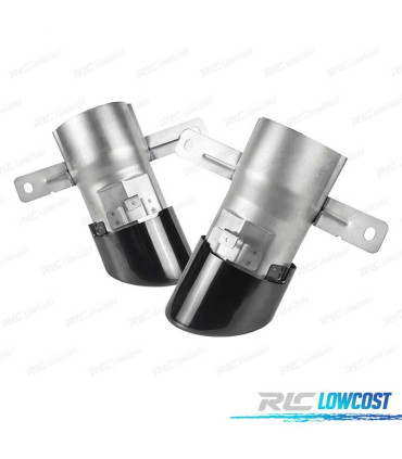 PONTEIRAS DE ESCAPE MERCEDES W177 18 - LOOK A35 AMG PRETO