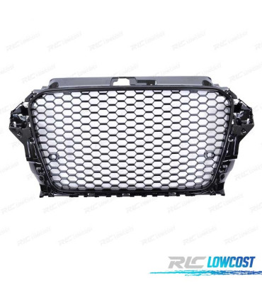 GRELHA AUDI A3 8V 12-16 LOOK RS3 PRETO BRILHANTE