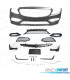 PARA-CHOQUES FRONTAL MERCEDES C W205 14-18 LOOK AMG C63 PRATEADO PDC