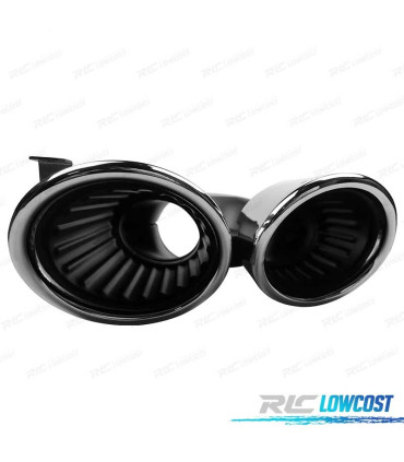 PONTEIRAS DE ESCAPE MERCEDES CLASE A W177 CLA W118 18- LOOK AMG A45 PRETO