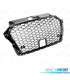 GRELHA AUDI A3 8V 17-19 PRETO BRILHANTE ACC LOOK RS3
