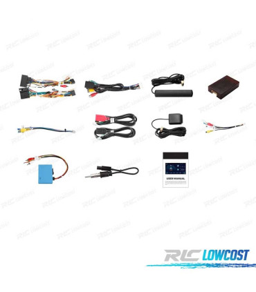AUTO RADIO GPS ANDROID 12 PARA PORSCHE CAYENNE 03-10 9" USB GPS TACTIL HD