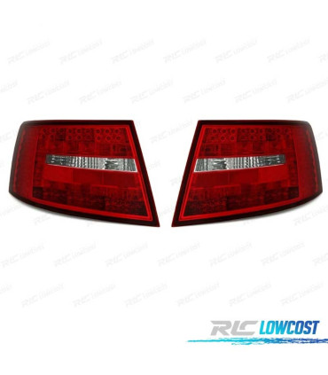 FAROLINS TRASEIROS LED PARA AUDI A6 4F 04-08