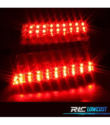 FAROLINS TRASEIROS LED AUDI A6 4F 04-08 VERMELHO ESCURECIDO