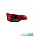 FAROLINS TRASEIROS LED PARA AUDI Q7 4L 05-09 VERMELHO ESCURECIDO