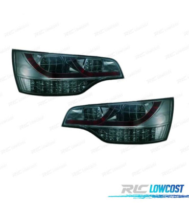 FAROLINS TRASEIROS LED PARA AUDI Q7 4L 06-09 VERMELHO BRANCO