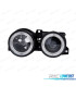 FARÓIS FRENTE ANGEL EYES PARA BMW SERIE 3 E30 FUNDO PRETO
