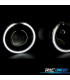 FARÓIS FRENTE ANGEL EYES CCFL PARA BMW SERIE 3 E36 COUPE + CABRIO 92-99 FUNDO PRETO