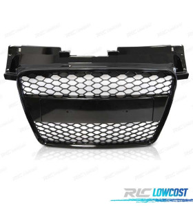 GRELHA DIANTEIRA AUDI TT 8J 06-14 LOOK RS PRETO BRILHANTE
