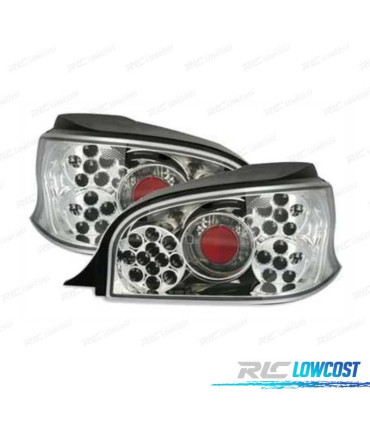 FAROLINS TRASEIROS LED CITROEN SAXO 96-04 CROMADO