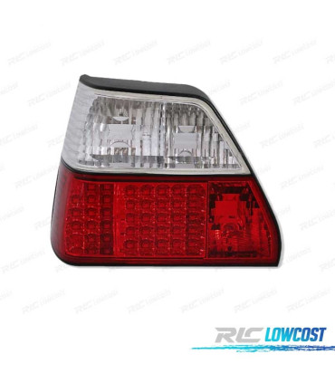 FAROLINS TRASEIROS LED GOLF 2 II 83-91 VERMELHO BRANCO
