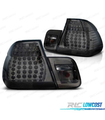 FAROLINS TRASEIROS LED BMW E46 01-05 ESCURECIDO LOOK M3