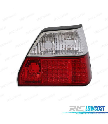 FAROLINS TRASEIROS LED GOLF 2 II 83-91 VERMELHO BRANCO