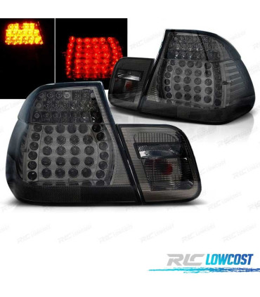 FAROLINS TRASEIROS LED BMW E46 01-05 ESCURECIDO LOOK M3