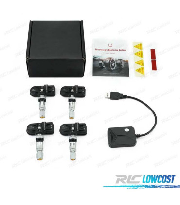 SENSORES DE PRESSÃO DOS PNEUS INTERNOS RADIOS COM ANDROID DA XTRONS