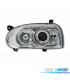 FARÓIS FRENTE ANGEL EYES PARA VOLKSWAGEN VW GOLF 3 FUNDO CROMADO H1 H1