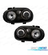 FARÓIS VOLKSWAGEN VW GOLF 4 97-03 ANGEL EYES LOOK R32 FUNDO NEGRO