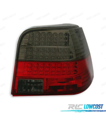 FAROLINS TRASEIROS LED GOLF 4 MK IV 97-03 VERMELHO ESCURECIDOS