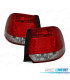 FAROLINS TRASEIROS LED PARA VOLKSWAGEN VW GOLF 5 6 VARIANT 07+ VERMELHO BRANCO