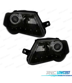 FARÓIS FRENTE LUZ DIURNA LED PARA VOLKSWAGEN VW PASSAT 3C,05-10 FUNDO CROMADO
