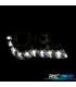 FARÓIS FRENTE LUZ DIURNA LED PARA VOLKSWAGEN VW PASSAT 3C,05-10 FUNDO CROMADO