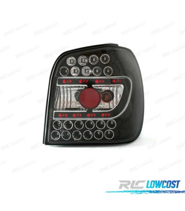 FAROLINS TRASEIROS LED VOLKSWAGEN VW POLO 6N 94-99 PRETO