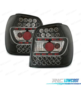 FAROLINS TRASEIROS LED VOLKSWAGEN VW POLO 6N 94-99 PRETO