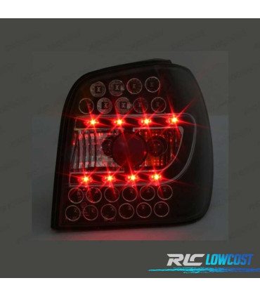 FAROLINS TRASEIROS LED VOLKSWAGEN VW POLO 6N 94-99 PRETO
