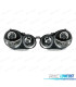 FARÓIS VOLKSWAGEN VW POLO 9N 01-05 ANGEL EYES FUNDO NEGRO