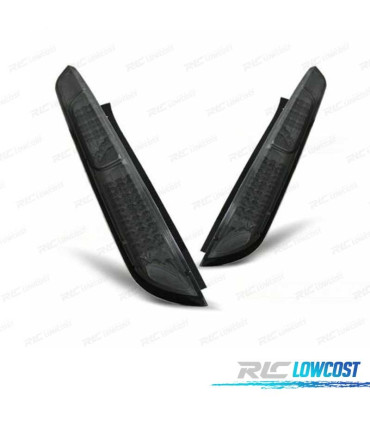 FAROLINS TRASEIROS FORD FOCUS 08-11 LED PRETO ESCURECIDO