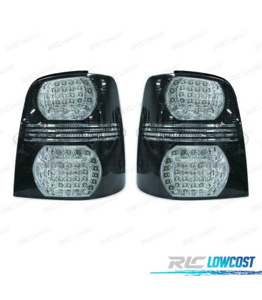 FAROLINS TRASEIROS LED PARA VOLKSWAGEN VW TOURAN 03-10 PRETO BRANCO