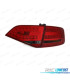 FAROLINS TRASEIROS LED PARA AUDI A4 B8 07-11 VERMELHO ESCURECIDO