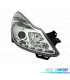 FARÓIS FRONTAIS PARA OPEL CORSA D LUZ DIURNA LED 06-10. FUNDO CROMADO