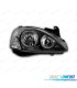 FARÓIS FRONTAIS ANGEL EYES PARA OPEL CORSA C 00-06 FUNDO PRETO H7-H7