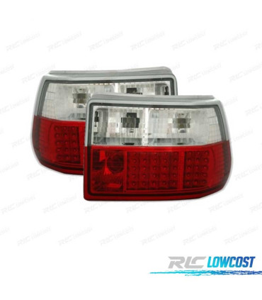 FAROLINS TRASEIROS LED PARA OPEL ASTRA F 91-98 VERMELHO BRANCO