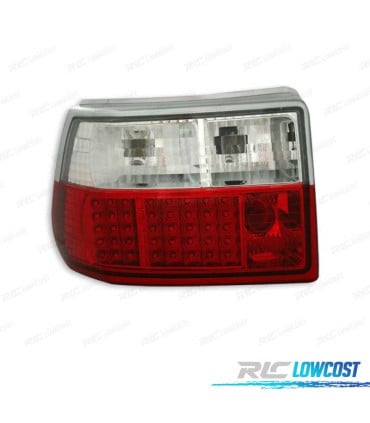 FAROLINS TRASEIROS LED PARA OPEL ASTRA F 91-98 VERMELHO BRANCO