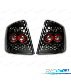 FAROLINS TRASEIROS LED OPEL ASTRA G 3P 5P 97-04 VERMELHO PRETO