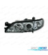 FARÓIS FRONTAIS ANGEL EYES PARA OPEL VECTRA B 95-98 FUNDO CROMADO