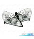FARÓIS FRONTAIS ANGEL EYES PARA OPEL VECTRA C 05-08 E OPEL SIGNUM 05-08 FUNDO CROMADO