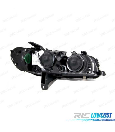 FARÓIS FRONTAIS PARA OPEL OMEGA B 94-99 FUNDO CROMADO