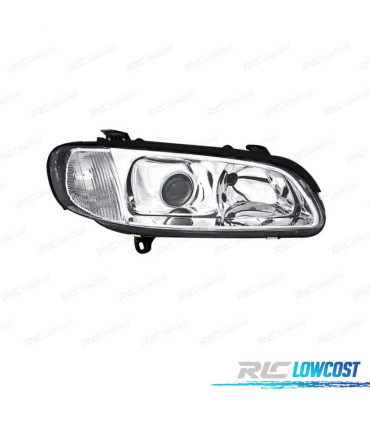 FARÓIS FRONTAIS PARA OPEL OMEGA B 94-99 FUNDO CROMADO