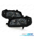 FARÓIS FRONTAIS ANGEL EYES PARA OPEL OMEGA B 94-99 FUNDO PRETO