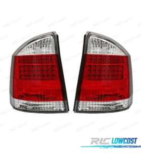 FAROLINS TRASEIROS LED PARA OPEL VECTRA C 02-08 BRANCO VERMELHO