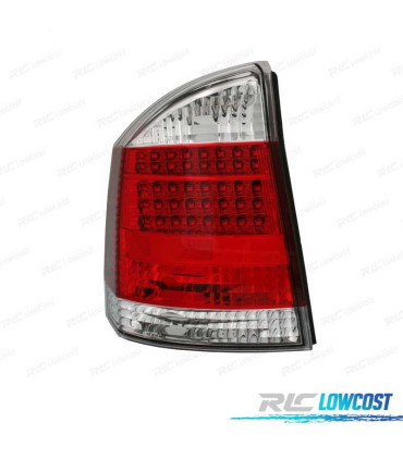 FAROLINS TRASEIROS LED PARA OPEL VECTRA C 02-08 BRANCO VERMELHO